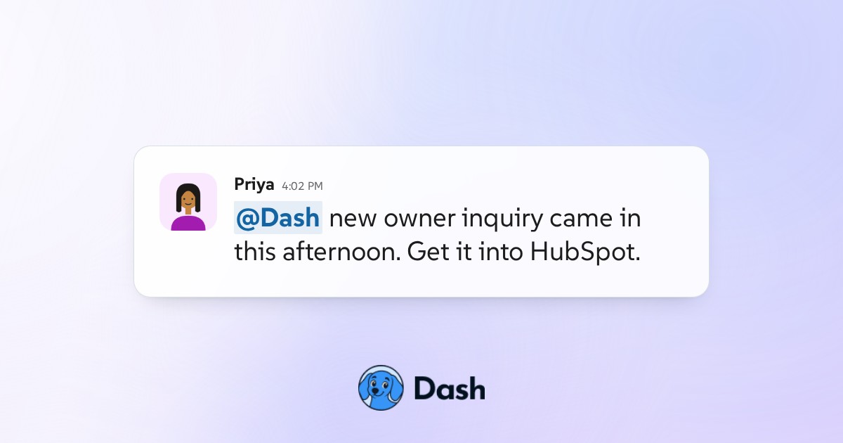 Conversation preview for Add a new landlord to the CRM from an email