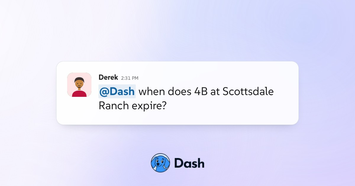 Conversation preview for Check when a lease expires and renews