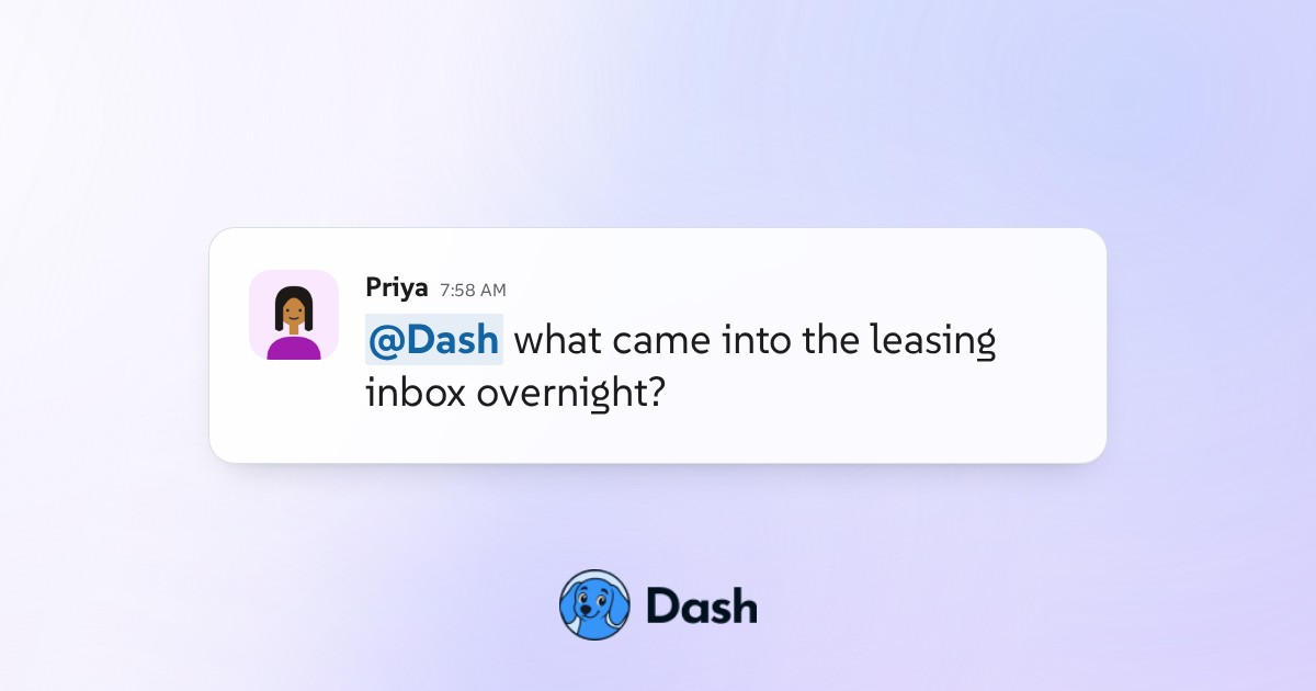 Conversation preview for Triage the leasing inbox each morning