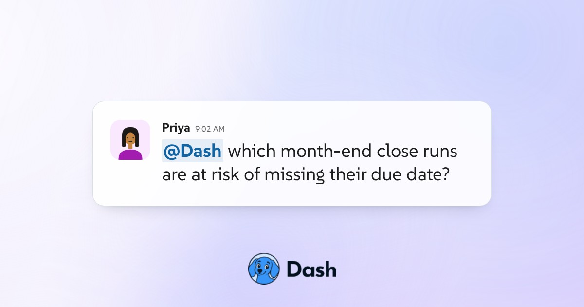 Conversation preview for Track month-end close across properties