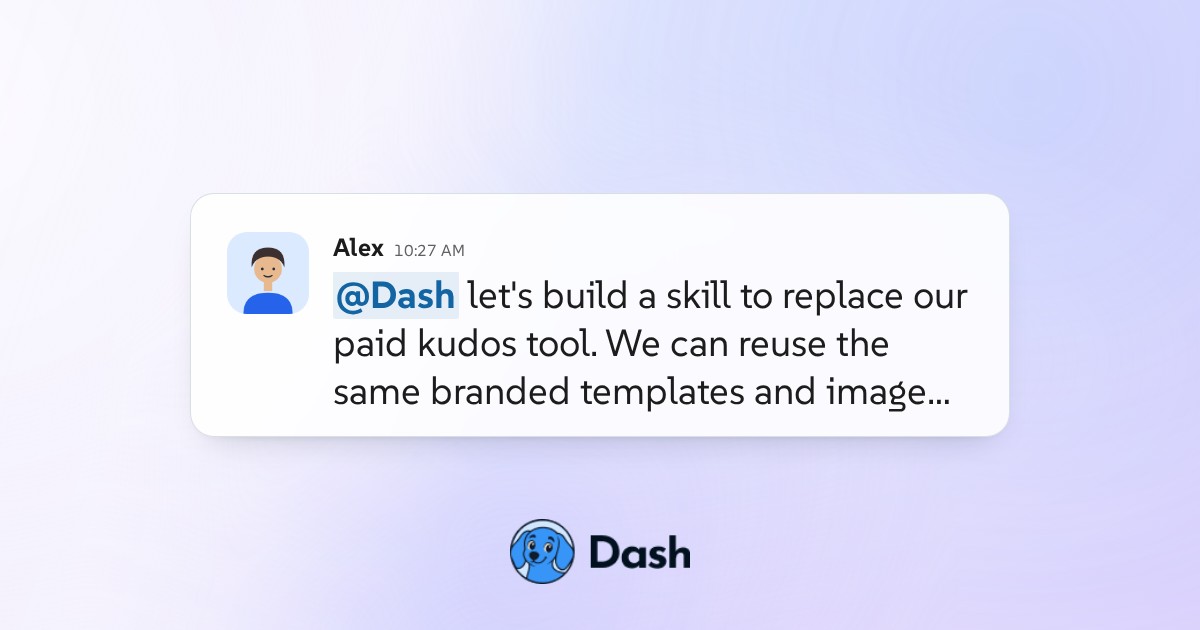 Conversation preview for Three teammates build a kudos system from scratch.